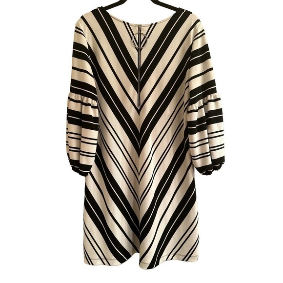 NICOLE Miller Chevron Print Dress - Picture 4 of 5
